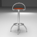 3d bar chair model buy - render