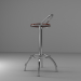 3d bar chair model buy - render