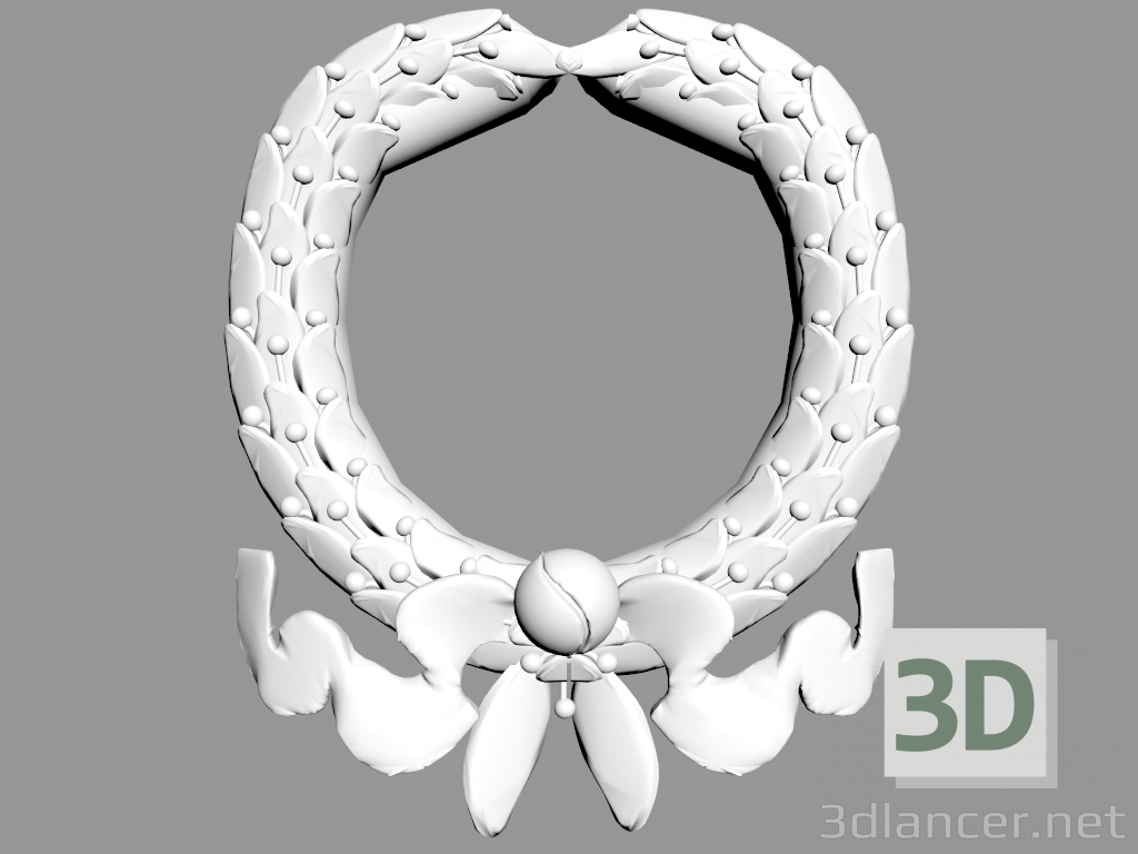 modello 3D Elemento angolare CF3016-A - anteprima