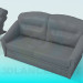 3d model Sofa - preview