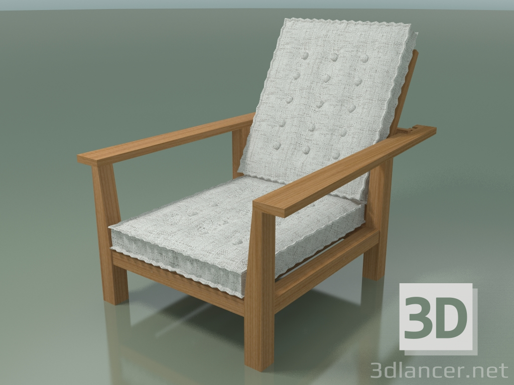 3D modeli Açık tik şezlong InOut (09) - önizleme