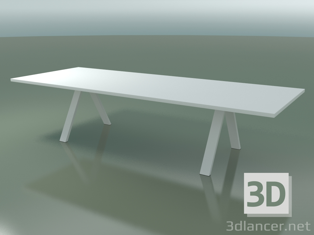 modello 3D Tavolo con piano di lavoro standard 5003 (H 74 - 320 x 120 cm, F01, composizione 1) - anteprima