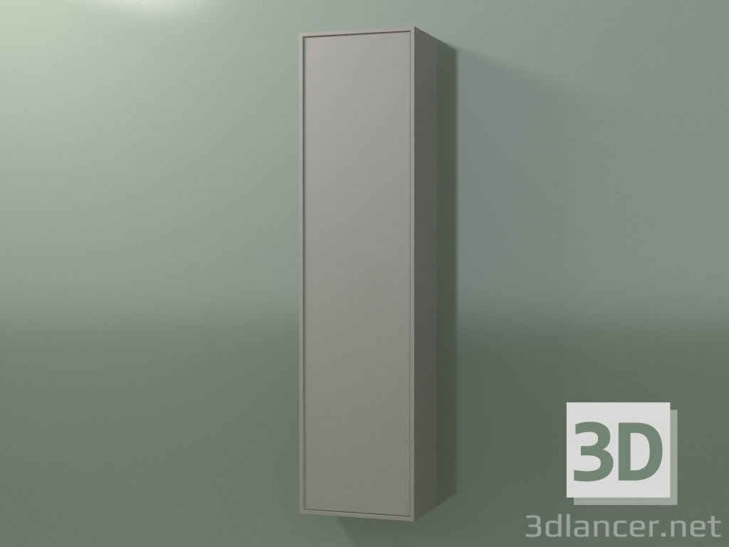 3d model Wall cabinet with 1 door (8BUBECD01, 8BUBECS01, Clay C37, L 36, P 24, H 144 cm) - preview