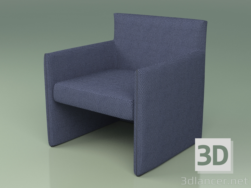 3d model Armchair 021 (3D Net Navy) - preview