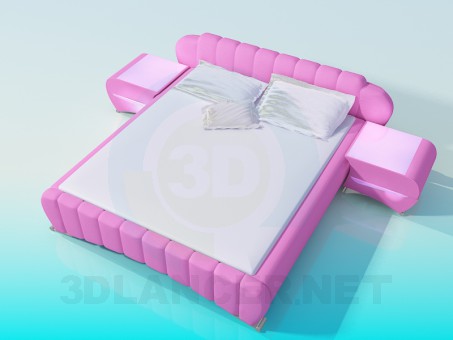 Modelo 3d Cama - preview