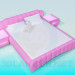 Modelo 3d Cama - preview