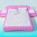 Modelo 3d Cama - preview