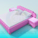 Modelo 3d Cama - preview