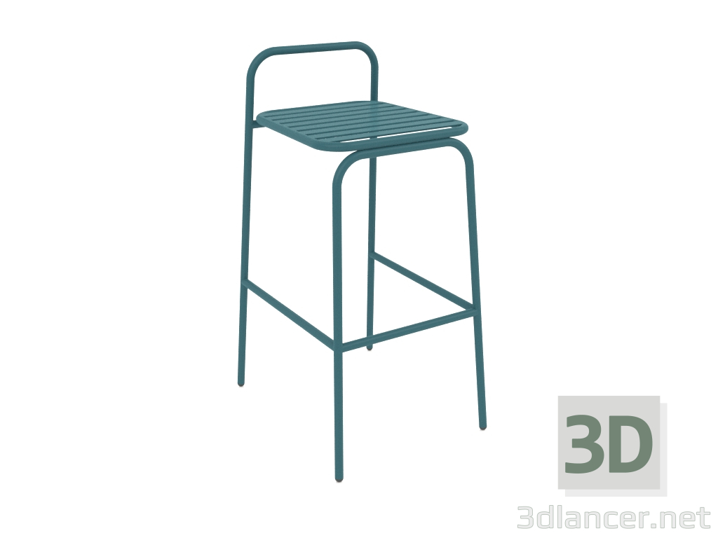 3d model Dvornyaga bar stool (Blue Sea) - preview