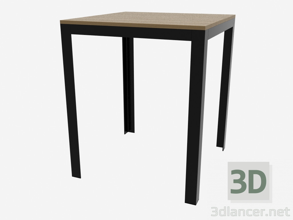 3d model Mesa de comedor (oscuro 63 x 63) - vista previa