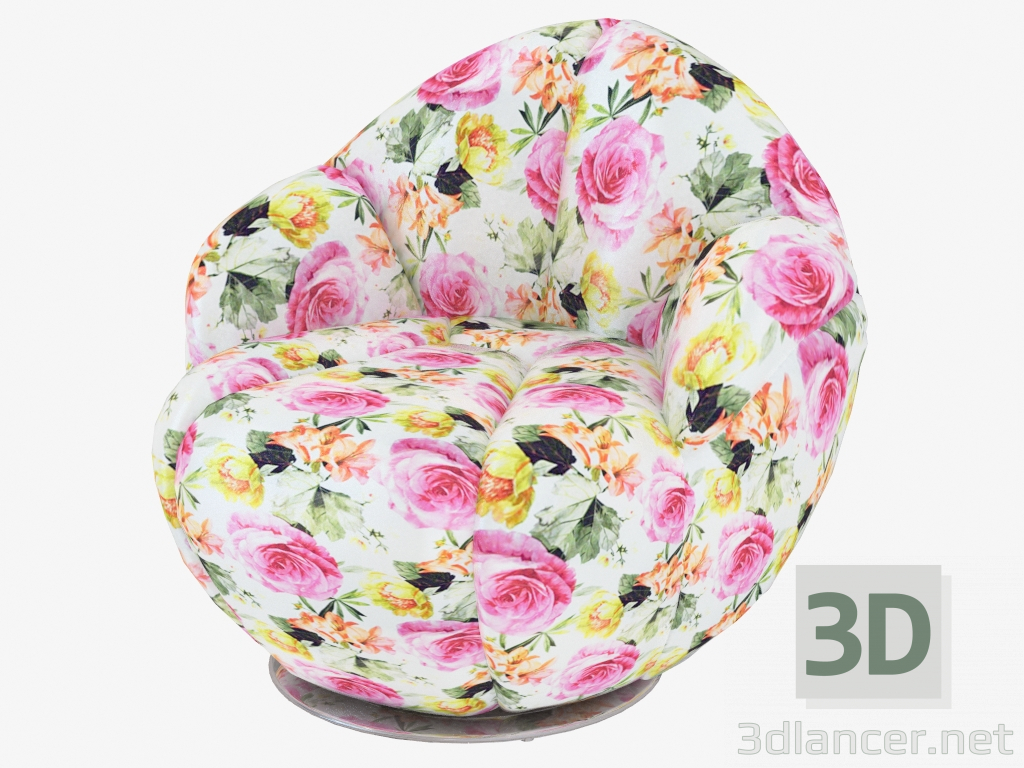 3d model Armchair A135 - preview