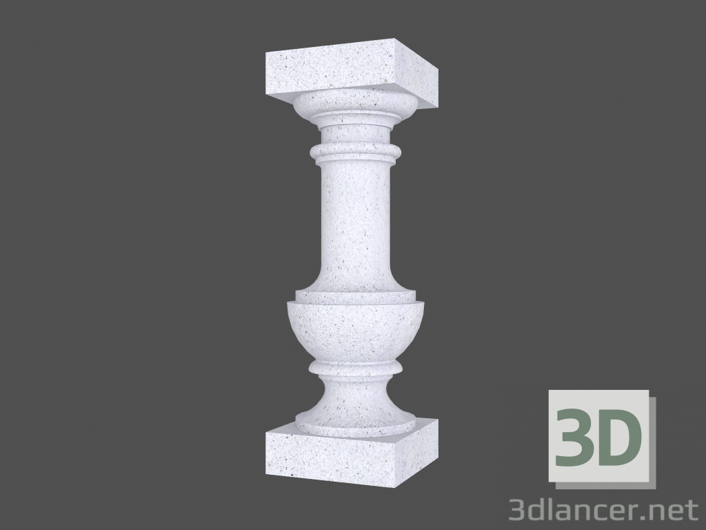 modèle 3D Balustrade (BB47A) - preview