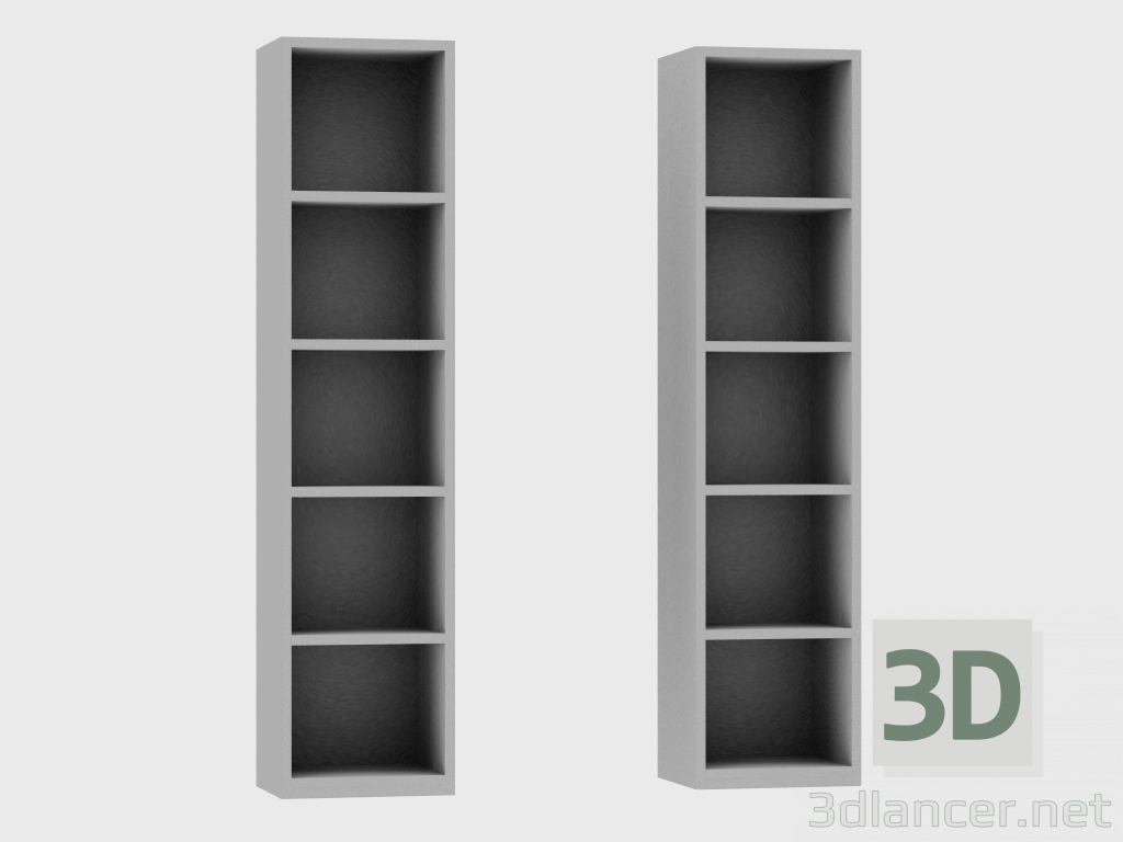 Modelo 3d Elementos do sistema modular IANUS MIDDLE WITH BACK (G193) - preview