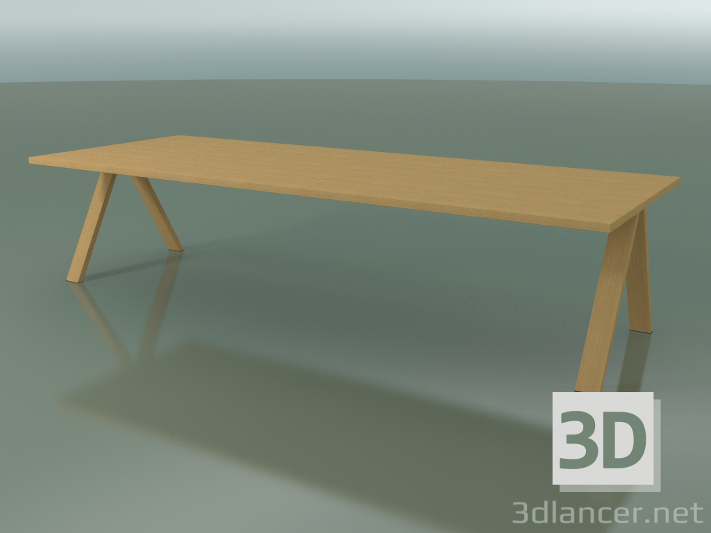 3d model Table with standard worktop 5003 (H 74 - 320 x 120 cm, natural oak, composition 2) - preview