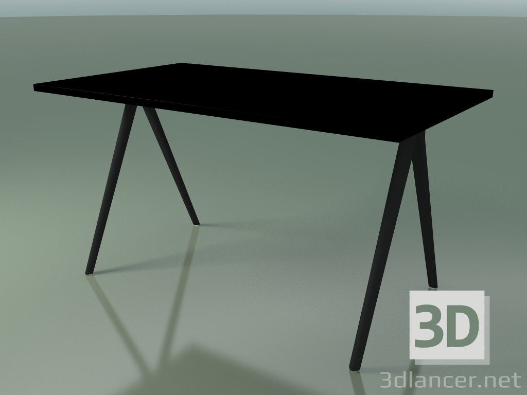 modèle 3D Table rectangulaire 5408 (H 74 - 79x139 cm, stratifié Fenix F02, V44) - preview