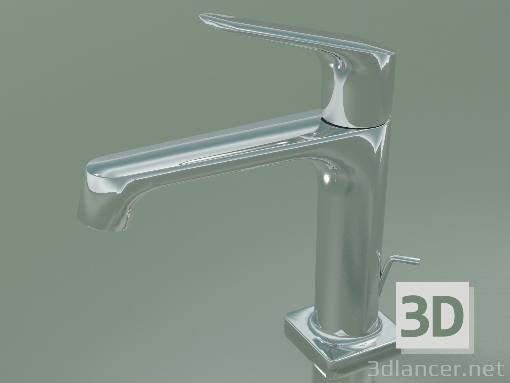 3d model Mezclador monomando de lavabo 100 (34010000) - vista previa