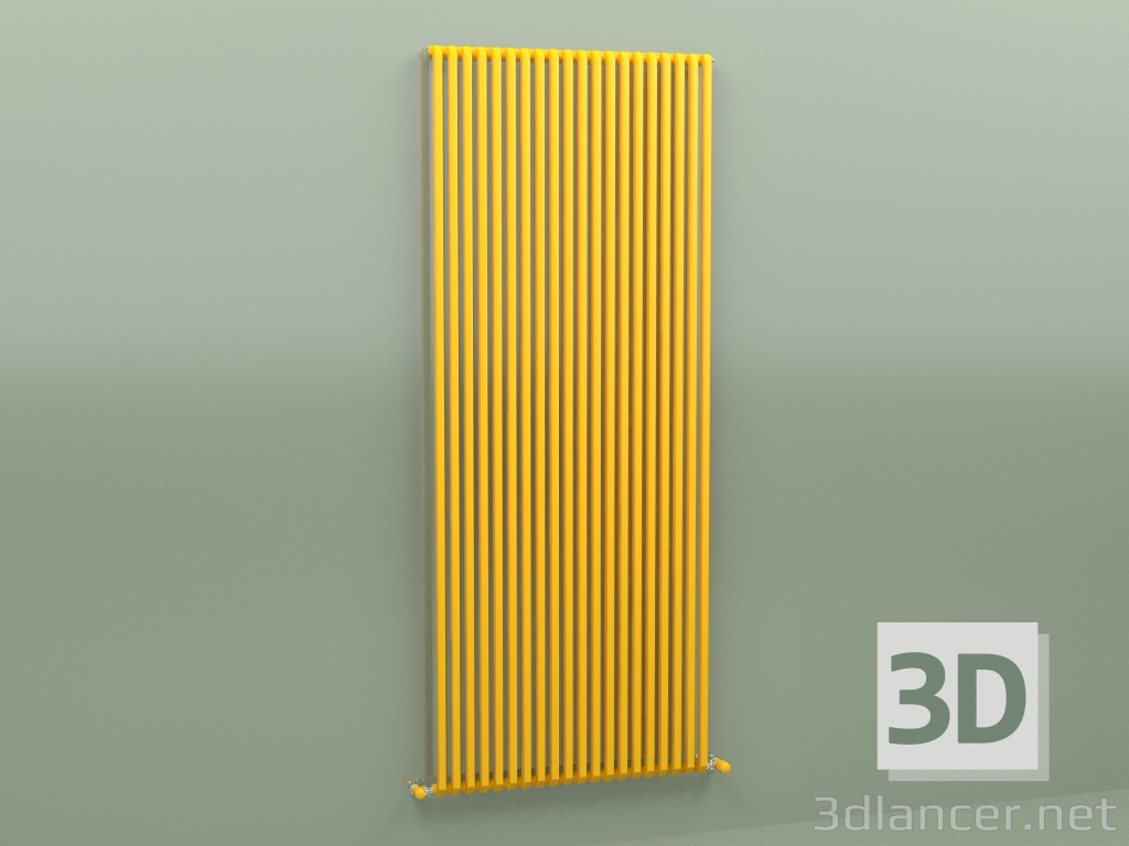 3d model Radiador SAX (H 2000 20 EL, Amarillo melón - RAL 1028) - vista previa