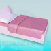 modello 3D Letto - anteprima