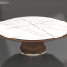 3d model Dining table Full table round 210 marble (standard) - preview