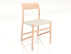 Fawn chair with light upholstery