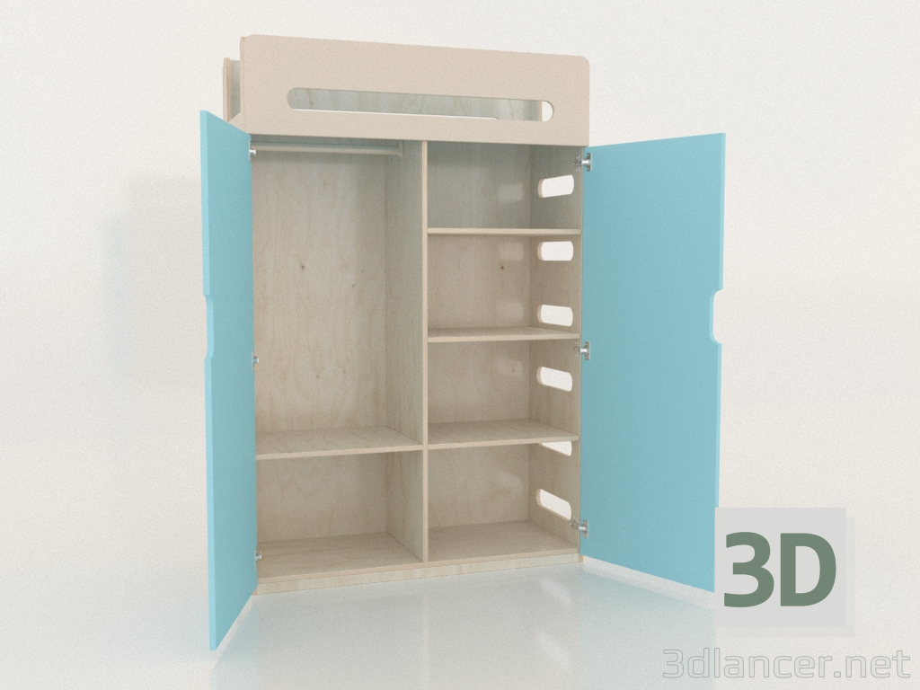 3d model Wardrobe open MOVE WA (WBMWA2) - preview