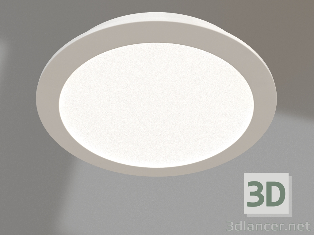 3D Modell Lampe DL-BL180-18W Weiß - Vorschau