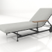 3d model Chaise longue con reposabrazos a la izquierda - vista previa