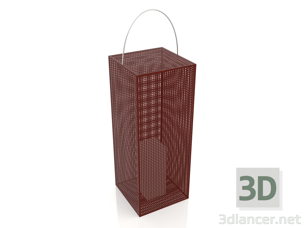 3d модель Коробка для свічки 4 (Wine red) – превью