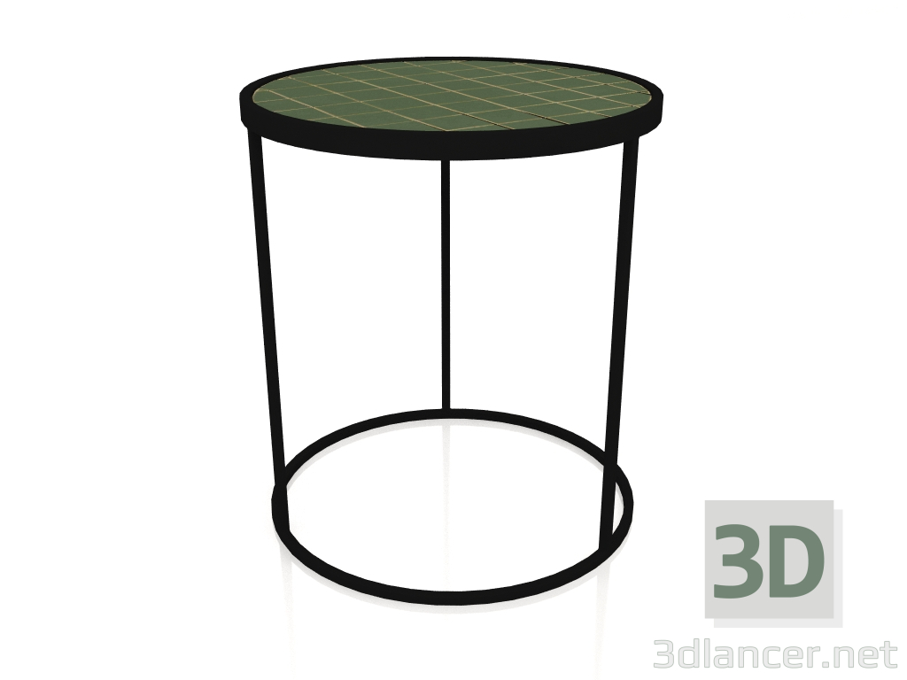 3d model Mesa auxiliar Glaseado (Verde) - vista previa