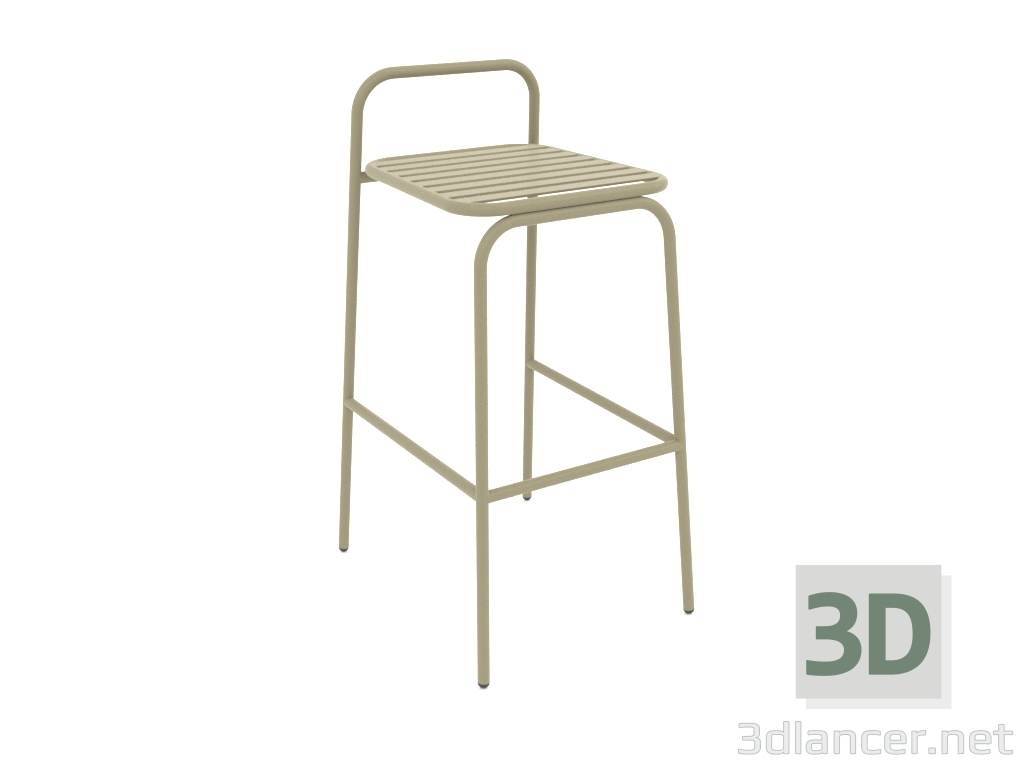 3d model Taburete de bar Dvornyaga (Oliva) - vista previa