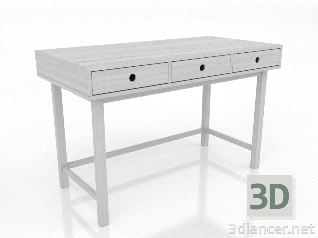 modello 3D Scrivania 1 1200 X 600 mm (bianco RAL 9010) - anteprima modello 3D Scrivania 1 1200 X 600 mm (bianco RAL 9010) - anteprima