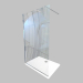 3d model Cab Walk-In Abelia (KTA 031P) - vista previa