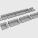 3d model Elements of a sofa modular HELMUT - preview