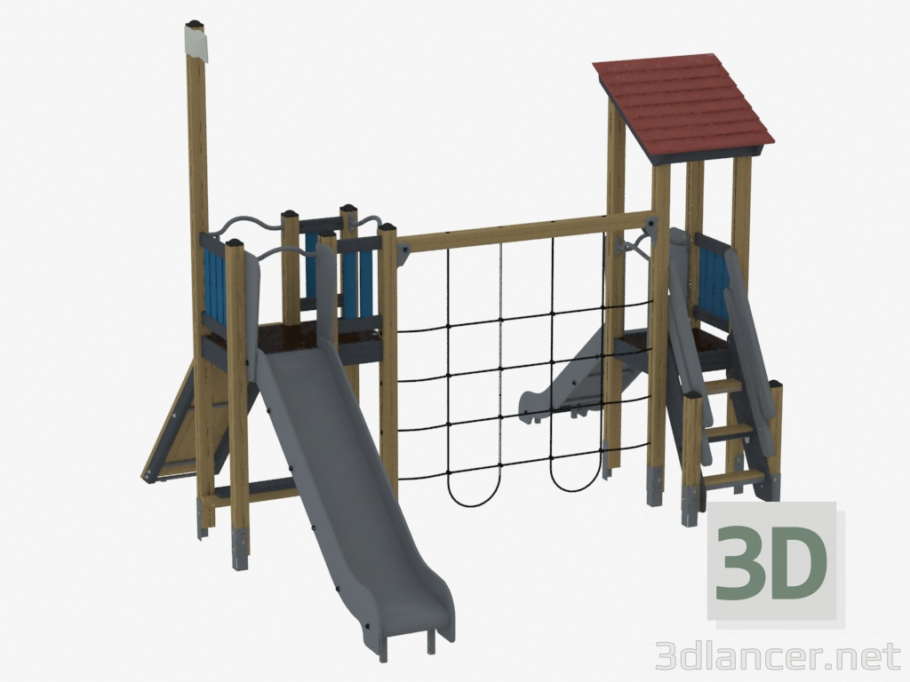 3d model Children's game complex (K1212) - preview