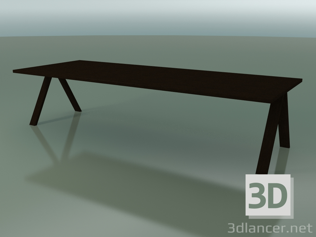 modèle 3D Table avec plan de travail standard 5003 (H 74-320 x 120 cm, wengé, composition 2) - preview