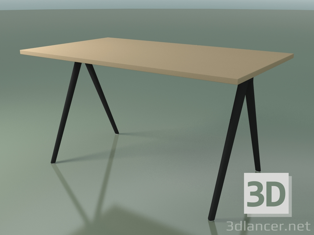 Modelo 3d Mesa retangular 5408 (H 74 - 79x139 cm, laminado Fenix F03, V44) - preview