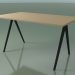 Modelo 3d Mesa retangular 5408 (H 74 - 79x139 cm, laminado Fenix F03, V44) - preview