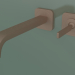 3d model Mezclador monomando de lavabo para instalación empotrada de pared (36106140, Bronce cepillado) - vista previa