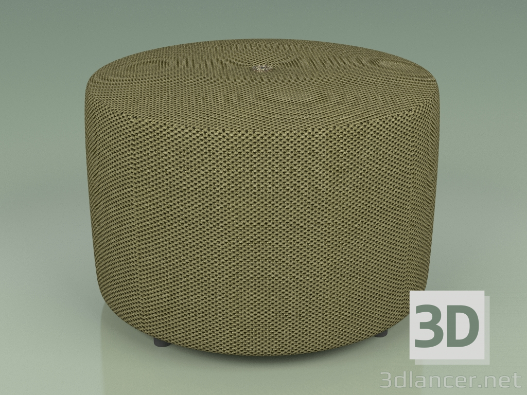 3D Modell Pouf 031 (3D Net Olive) - Vorschau