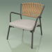 3d model Sillón con asiento blando 127 (Belt Tobacco) - vista previa