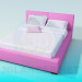 3D Modell Bett - Vorschau