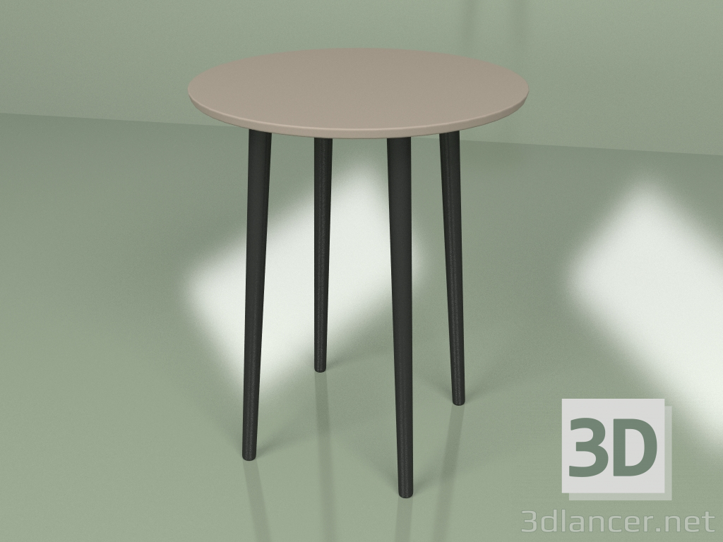 3d model Mini mesa Sputnik (café) - vista previa