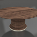 3d model Dining table Full table round 180 - preview