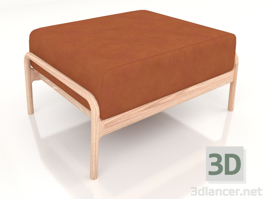 3d model Footstool Fawn - preview