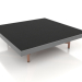 3D Modell Quadratischer Couchtisch (Anthrazit, DEKTON Domoos) - Vorschau