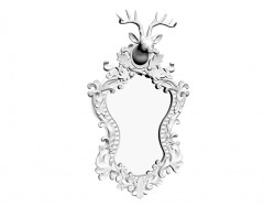 Deer mirror White 53x35