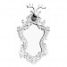 3d model Deer mirror White 53x35 - preview