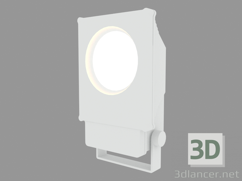 3D Modell Suchscheinwerfer MINITECHNO RECHTECKIGER PUNKT (S3734 + S3753_70W_HIT) - Vorschau