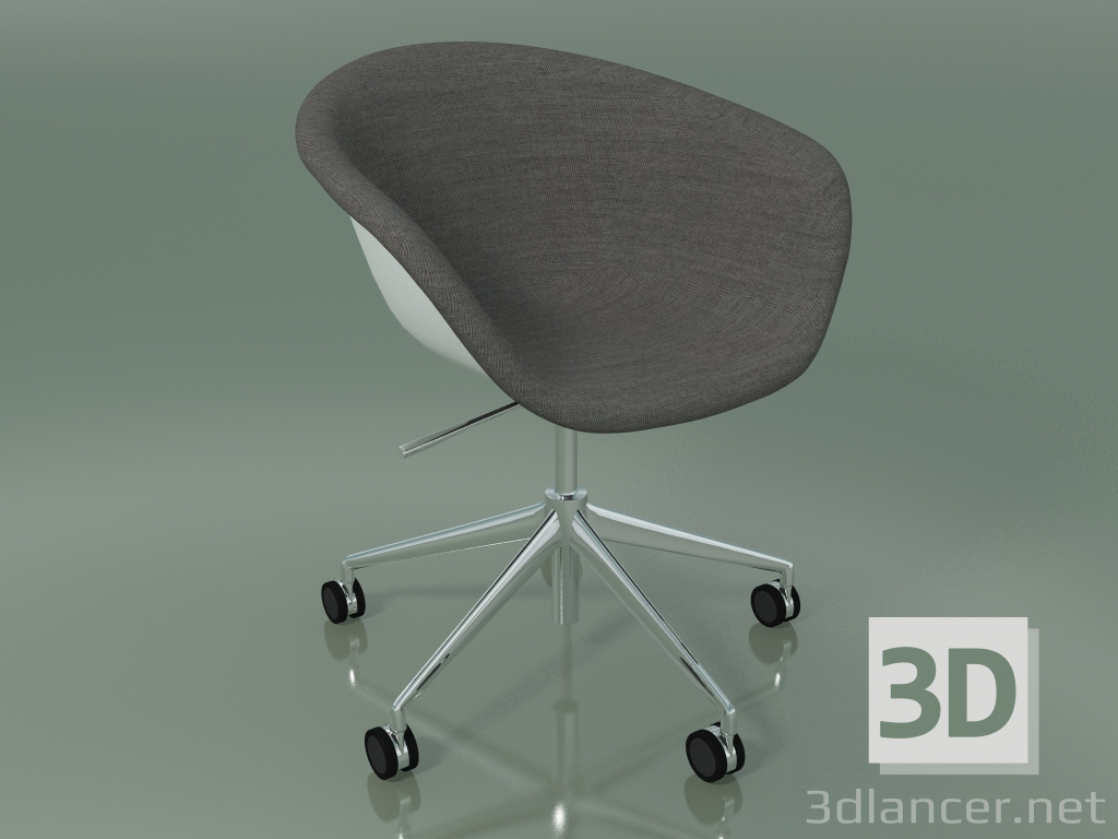 3d model Silla 4219 (5 ruedas, giratoria, con tapizado delantero, PP0001) - vista previa