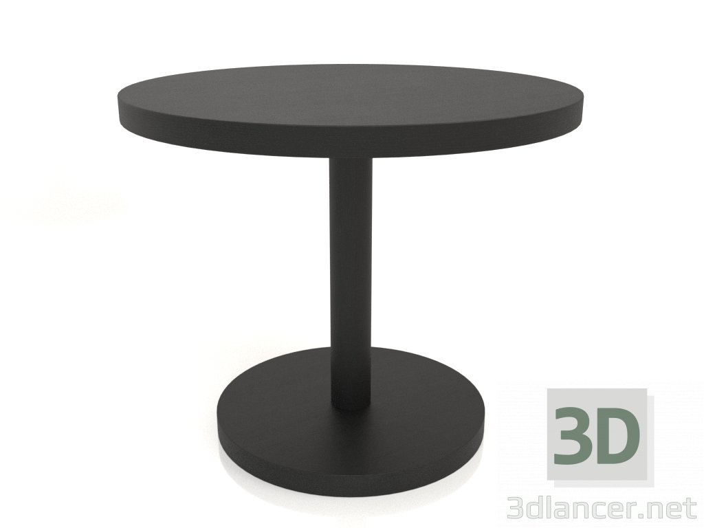 modèle 3D Table à manger DT 012 (D=900x750, bois noir) - preview